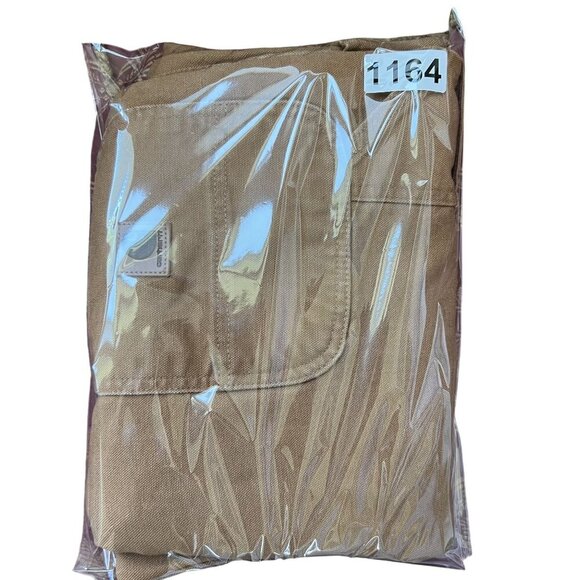 Carhartt Mens 40x32 Duck Durable Canvas Brown Utility Chore Work Pants Carpenter - Picture 16 of 16